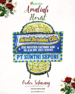 Papan Bunga Duka di Pulasaren