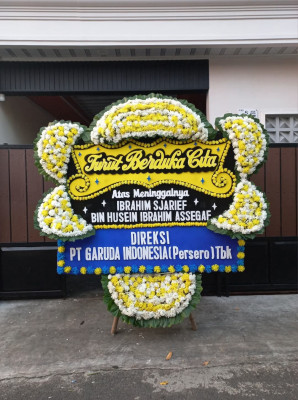 Papan Bunga Duka di Pulasaren